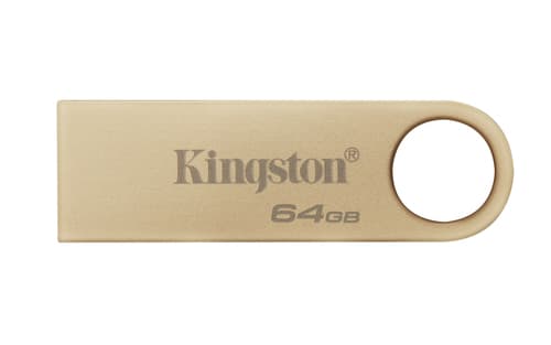 Kingston DataTraveler SE9 G3 - USB flash drive - 64 GB - USB 3.2 Gen 1 - gold