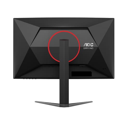 AOC Gaming C27G4Z2 - G4 Series - LED monitor - gaming - curved - 27" - 1920 x 1080 Full HD @ 260 Hz - VA - 300 cd/m� - 3000:1 - HDR10 - 0.3 ms - 2xHDMI, DisplayPort - black, red — view 18