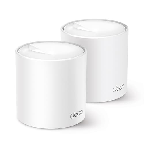 TP-Link Deco X60 - Wi-Fi system - (2 routers) - mesh 1GbE - Wi-Fi 6 - Dual Band
