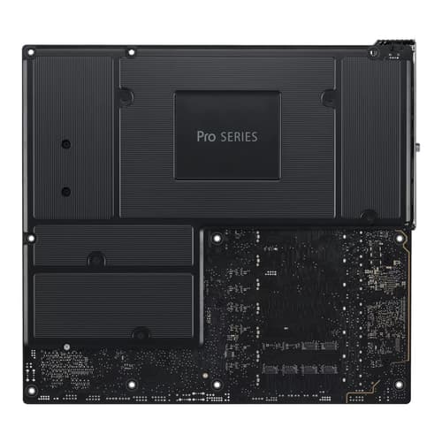 ASUS PRO WS WRX90E-SAGE SE - Motherboard - SSI EEB AST2600 - Socket sTR5 - AMD WRX90 Chipset - USB 3.2 Gen 1, USB-C 3.2 Gen 2x2, USB4 - Gigabit LAN - onboard graphics (CPU required) - HD Audio (6-channel) — view 3