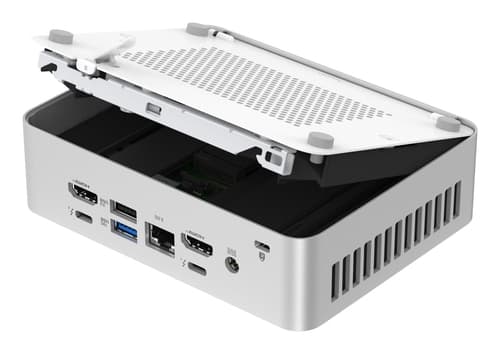 ASUS NUC 15 Pro+ RNUC15CRSU700003 - Barebone - mini PC 1 x Core Ultra 7 255H / up to 5.1 GHz - RAM 0 GB - Arc Graphics 140T - IEEE 802.11ax (Wi-Fi 6), IEEE 802.11be (Wi-Fi 7), Bluetooth 5.4, 2.5 Gigabit Ethernet, Gigabit Ethernet - silver — view 18