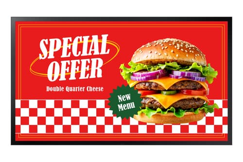 Samsung OH46DX - 46" Diagonal Class (45.9" viewable) - OHDX Series LED-backlit LCD display - digital signage outdoor - full sun - Tizen OS - 1080p 1920 x 1080 - slate black