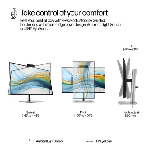 HP S5 PRO 527PM QHD USB CONF MNTR UK — view 7