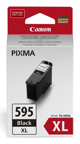 Canon PG-595XL - XL - black - original - hanging box - ink cartridge — view 3