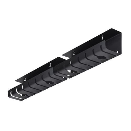 Under Desk Cable Management Tray Black — view 6