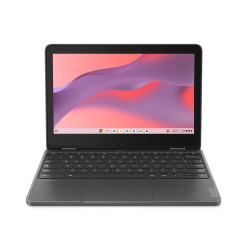 Lenovo 300e Yoga Chromebook Gen 4 82W2 - Flip design - Kompanio 520 - Chrome OS - Mali-G52 2EE MC2 - 8 GB RAM - 64 GB eMMC - 11.6" IPS touchscreen 1366 x 768 (HD) - Wi-Fi 6 - graphite grey - kbd: UK