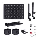 StarTech.com Clamp-On Pegboard with Accessories, 16.5 x 12.5in (42 x 32cm), Steel Pegboard, Desktop Storage Organizer, Desk Mount Peg Board, Black - Mounting component (pegboard panel) - clamp-on - steel - black - desk-mountable thumbnail 15