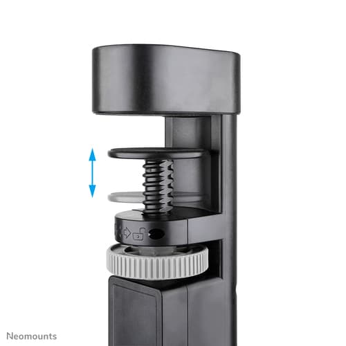 Neomounts - Power strip - USB-C + USB-A - AC 230 V - 3680 Watt - input: Type F - output connectors: 3 (2 x 24 pin USB-C (PD), USB, 3 x power Type F) - 1.4 m cord - black - with Clamp Desk Mount — view 6