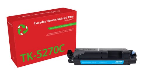 Everyday - Cyan - compatible - box - remanufactured - toner cartridge (alternative for: Kyocera TK-5270C) - Green World Alliance return programme