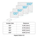 BenQ AH500ST - DLP projector - laser - 3D - 4000 ANSI lumens - Full HD (1920 x 1080) - 16:9 - 1080p - short-throw fixed lens thumbnail 4