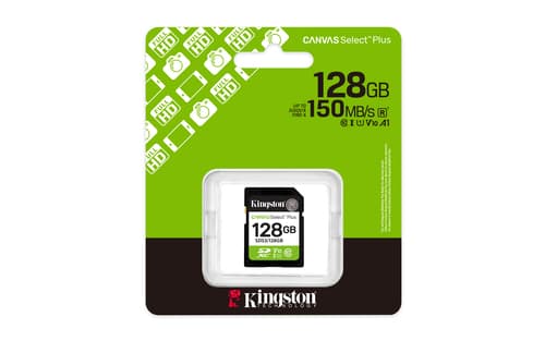 Kingston Canvas Select Plus - Flash memory card - 128 GB - Video Class V10 / UHS-I U1 / Class10 - SDXC UHS-I — view 4