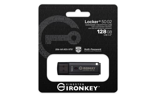 Kingston Technology IronKey 128GB Locker Plus 50 G2, FIPS 197, AES-256 — view 5
