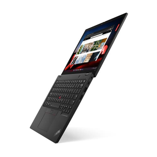 Lenovo ThinkPad L13 Gen 4 21FG - 180-degree hinge design - Intel Core i7 - 1355U / up to 5 GHz - Win 11 Pro - Intel Iris Xe Graphics - 16 GB RAM - 512 GB SSD TCG Opal Encryption 2, NVMe - 13.3" IPS 1920 x 1200 - Wi-Fi 6 - thunder black - kbd: UK - with 1 Year Lenovo Premier Support