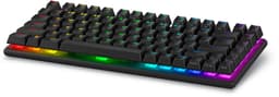 Alienware Pro Wireless Gaming Keyboard - Keyboard - 75% - compact TKL - AlienFX per-key RGB / 16.8 million colours - wireless - 2.4 GHz, Bluetooth 5.1, USB - QWERTY - US - key switch: Alienware Linear Mechanical Switches (hot-swappable) - Dark Side of the Moon