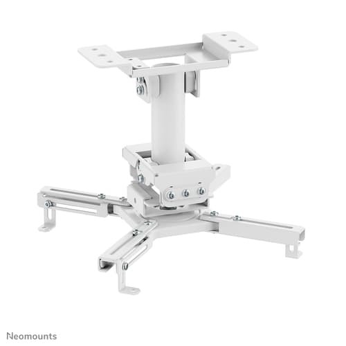Neomounts CL25-530WH1 - Mounting kit (ceiling mount) - full-motion - for projector - easy-install, height 25.5 cm - steel - white — view 4