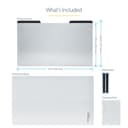 StarTech.com Laptop Privacy Screen for 15" Notebook, Magnetic Removable Laptop Display Security Filter, Blue Light Reducing Screen Protector, 16:9, Matte/Glossy, +/-30 Degree Viewing - Blue Light Filter (PRIVSCNLT15) - Notebook privacy filter - removable - magnetic - 15" - transparent - TAA Compliant - for P/N: LTSTND2IN1 thumbnail 16