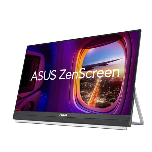 ASUS ZenScreen MB229CF - LED monitor - 22" (21.5" viewable) - portable - 1920 x 1080 Full HD (1080p) @ 100 Hz - IPS - 250 cd/m� - 1000:1 - 5 ms - HDMI, USB-C - speakers - black