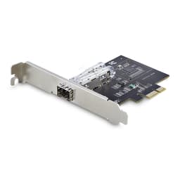StarTech.com 1-Port GbE SFP Network Card, PCIe 2.1 x1, Intel I210-IS, 1GbE Controller, 1000BASE Copper/Fiber Optic, Single-Port Gigabit Ethernet NIC, Desktop/Server Backplanes - Windows and Linux Compatible (P011GI-NETWORK-CARD) - Network adapter - PCIe 2.0 - Gigabit SFP x 1 - black