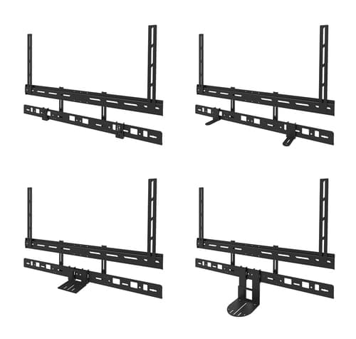 Neomounts AV30-500BL - Mounting kit (mount bracket) - for video bar - universal - black - screen size: 43"-110" - VESA-mountable — view 13