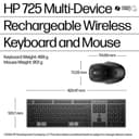 HP 725 - Keyboard and mouse set