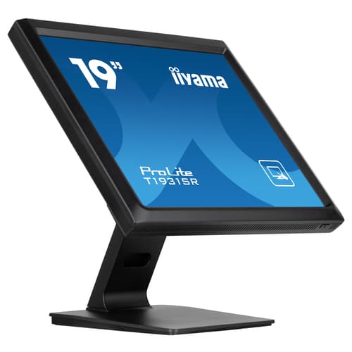 iiyama ProLite T1931SR-B1S - LCD monitor - 19" - touchscreen - 1280 x 1024 @ 75 Hz - IPS - 250 cd/m� - 1000:1 - 14 ms - HDMI, VGA, DisplayPort - speakers - black, matte finish