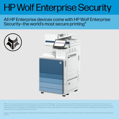 HP LaserJet Enterprise Flow mfp 8601z - Multifunction printer - B/W - laser - A3 (297 x 420 mm), A4 (210 x 297 mm), Legal (216 x 356 mm) (original) - A3/Ledger (media) - up to 70 ppm (copying) - up to 70 ppm (printing) - 2180 sheets - 33.6 Kbps - Gigabit LAN, USB 3.0, USB 2.0 host, USB 3.0 host — view 9