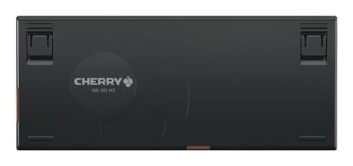 CHERRY KW 300 MX - Keyboard - 75% - compact - backlit - wireless - Bluetooth 5.2, USB-C - QWERTY - US - key switch: CHERRY MX2A Silent Red - black — view 8