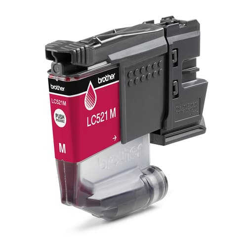Brother LC521M - Magenta - original - pillow pack - ink cartridge - for Brother DCP-J1260W, DCP-J1310DW — view 6