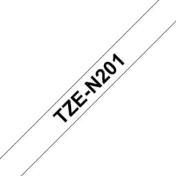 Brother TZe-N201 - Black on white - Roll (3.56 cm x 8 m) 1 cassette(s) non-laminated tape - for Brother PT-D210, D600, P750, P950, P-Touch PT-D410, D460, E310, P-Touch Cube Pro PT-P910