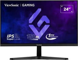 ViewSonic VX24G1-HD - LED monitor - 24" (23.8" viewable) - 1920 x 1080 Full HD (1080p) - IPS - 300 cd/m� - 1000:1 - 1 ms - 2xHDMI, DisplayPort