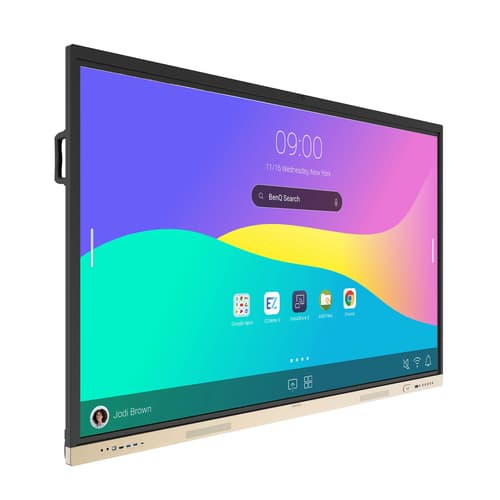 BenQ Board Essential RE9804FV - 98" Diagonal Class RE04FV Series LED-backlit LCD display - education / business - with touchscreen (multi touch) - Android - 4K UHD (2160p) 3840 x 2160 - direct-lit LED — view 4