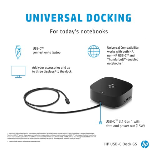 *Non Cancellable/Non Returnable (NCNR)* ^HP USB-C DOCK G5 EUR — view 7