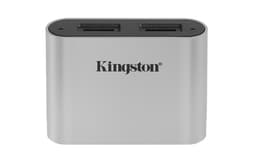 Kingston Workflow - Card reader (microSDHC UHS-I, microSDHC UHS-II, microSDXC UHS-I, microSDXC UHS-II) - USB-C 3.2 Gen 1