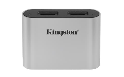 Kingston Workflow - Card reader (microSDHC UHS-I, microSDHC UHS-II, microSDXC UHS-I, microSDXC UHS-II) - USB-C 3.2 Gen 1