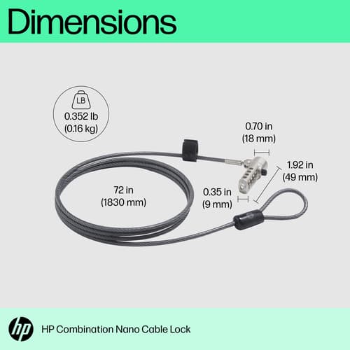 HP NANO COMBO CAB LK — view 3