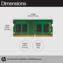 HP 8GB DDR4 3200 SODIMM MEM thumbnail 2