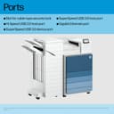 HP LaserJet Enterprise 8501x+ - Printer - B/W - Duplex - laser - A3/Ledger - 1200 x 1200 dpi - up to 70 ppm - capacity: 2180 sheets - USB 2.0 host, Gigabit LAN, USB 3.0, USB 3.0 host thumbnail 4