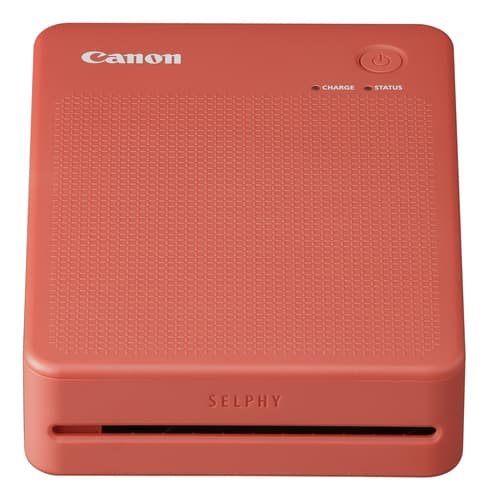 Canon SELPHY QX20 - Printer - colour - dye sublimation - 72 x 85 mm up to 0.66 min/page (colour) - capacity: 10 sheets - Wi-Fi(g) - terracota red — view 3