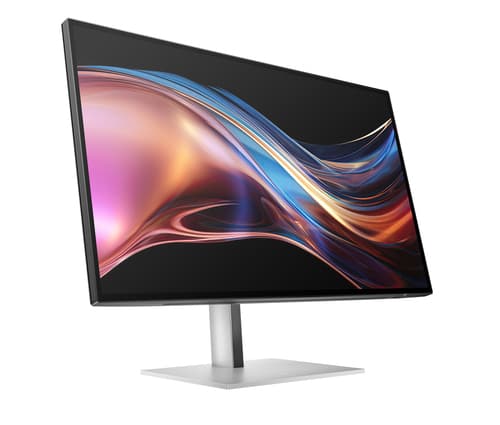 HP 727pu - Series 7 Pro - LED monitor - 27" - 2560 x 1440 QHD @ 120 Hz - IPS Black - 400 cd/m� - 2000:1 - DisplayHDR 400 - 5 ms - Thunderbolt 4, HDMI, DisplayPort - black, silver — view 3