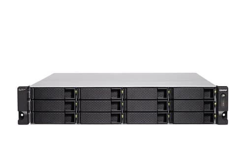 QNAP TS-h1886XU-RP R2 - NAS server - 18 bays - rack-mountable - SATA 6Gb/s - RAID 0, 1, 5, 6, 10, 50, JBOD, 60, RAID TP - RAM 32 GB - 2.5 Gigabit Ethernet / 10 Gigabit Ethernet - iSCSI support - 2U