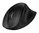 HP 725M - Mouse - ergonomic - 21� semi-vertical tilt - right-handed - 7 buttons - wireless - Bluetooth, 2.4 GHz - USB wireless receiver - black thumbnail 5