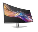 HP 738pu - Series 7 Pro - LED monitor - curved - 38" (37.52" viewable) - 3840 x 1600 WQHD+ @ 60 Hz - IPS Black - 400 cd/m� - 2000:1 - DisplayHDR 400 - 5 ms - Thunderbolt 4, HDMI, DisplayPort, USB-C - speakers - black, silver thumbnail 2
