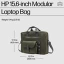 HP - Notebook carrying case - modular - 15.6" - grey, green thumbnail 4