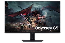 Samsung Odyssey G5 S32DG502EU - G50D Series - LED monitor - gaming - 32" - 2560 x 1440 QHD @ 180 Hz - IPS - 350 cd/m� - 1000:1 - DisplayHDR 400 - 1 ms - HDMI, DisplayPort - black