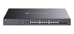 TP-Link Omada SG3428XMPP V1.8 - Switch - L2+ - Managed - 16 x 10/100/1000 (PoE+) + 8 x 10/100/1000 (PoE++) + 4 x 10Gb Ethernet SFP+ - rack-mountable - PoE++ (500 W)