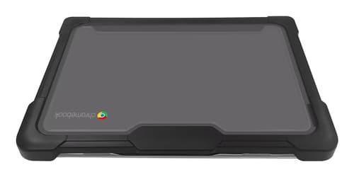techair Classic pro - Notebook shell case - 11.6" - clear, black - for Lenovo 300e Chromebook Gen 3 82J9, 82JA, 500e Chromebook Gen 3 82JB, 82JC