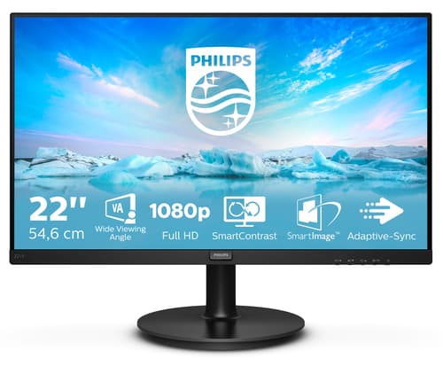 Philips V-line 221V8 - LED monitor - Full HD (1080p) - 22" — view 3