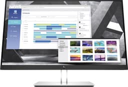 HP E27q G4 - E-Series - LED monitor - 27" - 2560 x 1440 QHD @ 60 Hz - IPS - 250 cd/m� - 1000:1 - 5 ms - HDMI, VGA, DisplayPort - black - Smart Buy - with HP 5 years Next Business Day Onsite Hardware Support for Standard Monitors