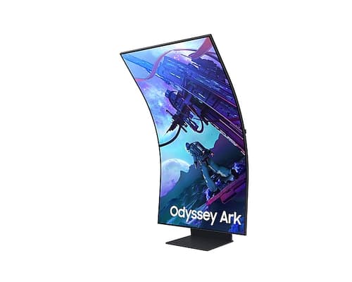Samsung Odyssey Ark 2nd Gen. S55CG970NU - G97NC Series - QLED monitor - Smart - gaming - curved - 55" - 3840 x 2160 4K UHD (2160p) @ 165 Hz - VA - 600 cd/m� - 1000000:1 - Quantum HDR 32x - 1 ms - 3xHDMI, DisplayPort - speakers - black, titan black