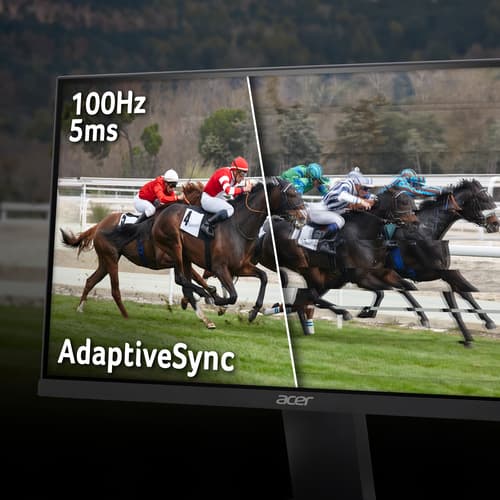 Acer E220Q E3bi - E0 Series - LED monitor - 22" (21.5" viewable) - 1920 x 1080 Full HD (1080p) @ 100 Hz - IPS - 250 cd/m� - 1000:1 - 5 ms - HDMI, VGA - black — view 5